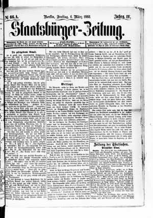 Staatsbürger-Zeitung on Mar 6, 1868