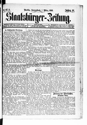 Staatsbürger-Zeitung vom 07.03.1868