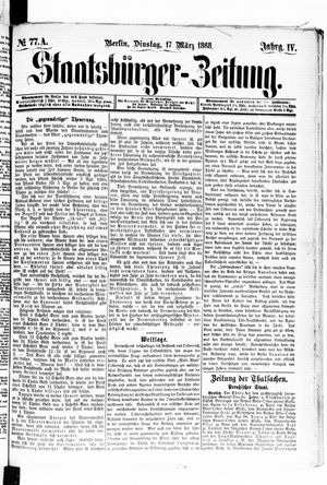 Staatsbürger-Zeitung vom 17.03.1868