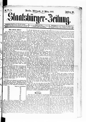 Staatsbürger-Zeitung vom 18.03.1868