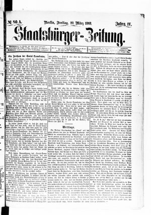 Staatsbürger-Zeitung vom 20.03.1868