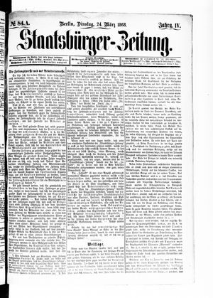 Staatsbürger-Zeitung vom 24.03.1868