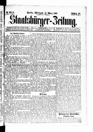 Staatsbürger-Zeitung vom 25.03.1868