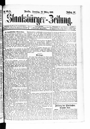 Staatsbürger-Zeitung vom 29.03.1868