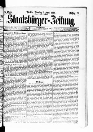 Staatsbürger-Zeitung vom 07.04.1868