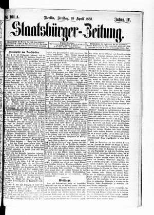 Staatsbürger-Zeitung vom 10.04.1868