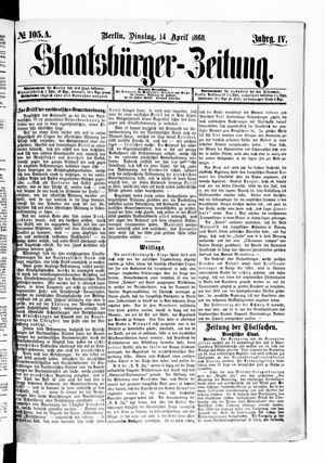 Staatsbürger-Zeitung vom 14.04.1868