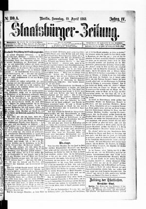 Staatsbürger-Zeitung on Apr 19, 1868