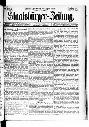 Staatsbürger-Zeitung on Apr 22, 1868