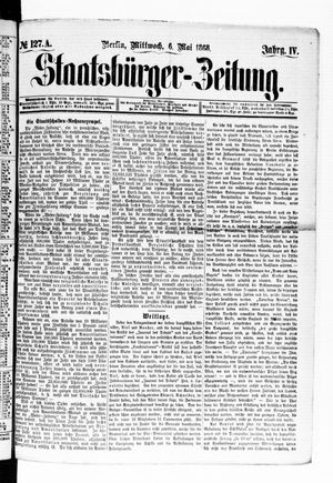 Staatsbürger-Zeitung on May 6, 1868