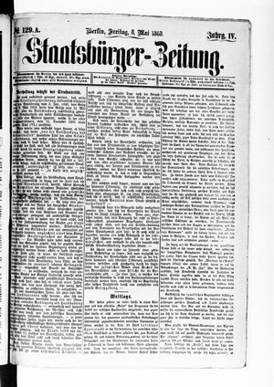Staatsbürger-Zeitung vom 08.05.1868