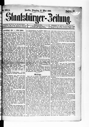 Staatsbürger-Zeitung vom 12.05.1868