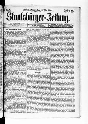 Staatsbürger-Zeitung on May 14, 1868