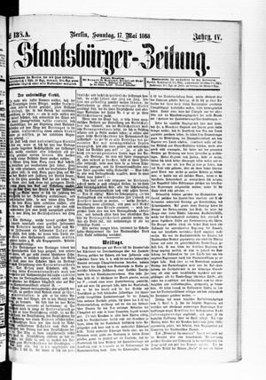 Staatsbürger-Zeitung vom 17.05.1868