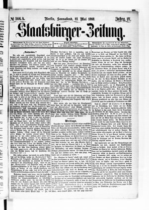 Staatsbürger-Zeitung on May 23, 1868