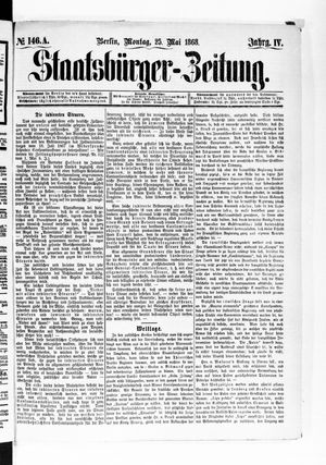 Staatsbürger-Zeitung on May 25, 1868