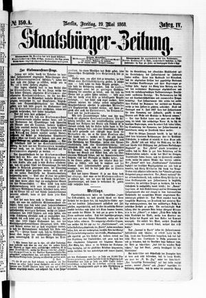 Staatsbürger-Zeitung vom 29.05.1868