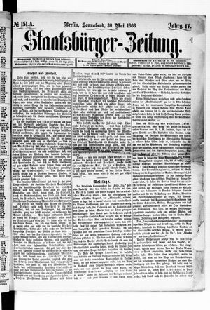 Staatsbürger-Zeitung on May 30, 1868