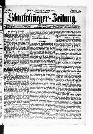 Staatsbürger-Zeitung vom 02.06.1868