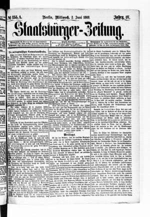 Staatsbürger-Zeitung vom 03.06.1868