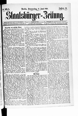 Staatsbürger-Zeitung vom 11.06.1868