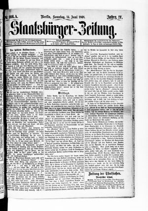 Staatsbürger-Zeitung on Jun 14, 1868