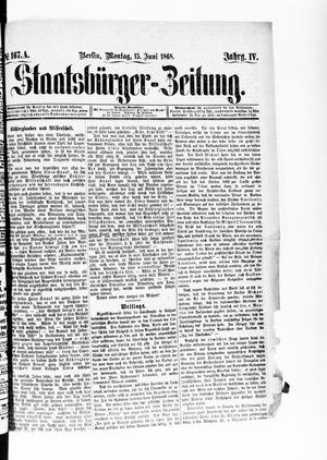 Staatsbürger-Zeitung on Jun 15, 1868