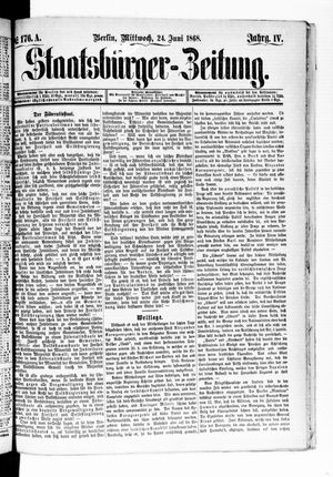 Staatsbürger-Zeitung vom 24.06.1868
