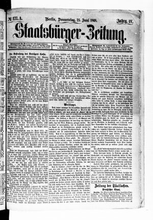 Staatsbürger-Zeitung on Jun 25, 1868