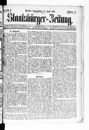 Staatsbürger-Zeitung vom 27.06.1868