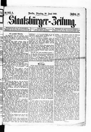 Staatsbürger-Zeitung vom 30.06.1868