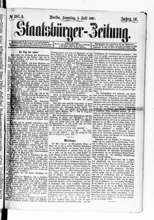 Staatsbürger-Zeitung vom 05.07.1868