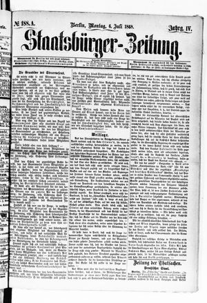 Staatsbürger-Zeitung on Jul 6, 1868