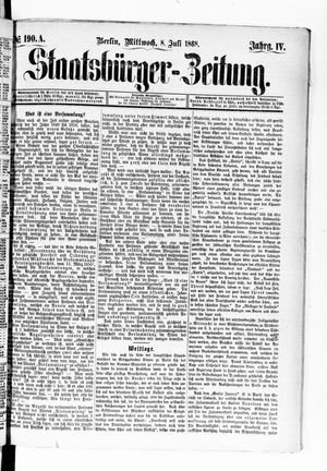 Staatsbürger-Zeitung vom 08.07.1868