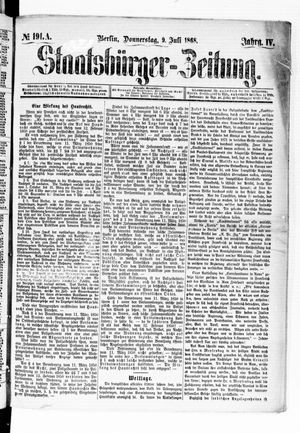 Staatsbürger-Zeitung on Jul 9, 1868