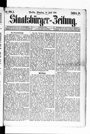 Staatsbürger-Zeitung vom 14.07.1868