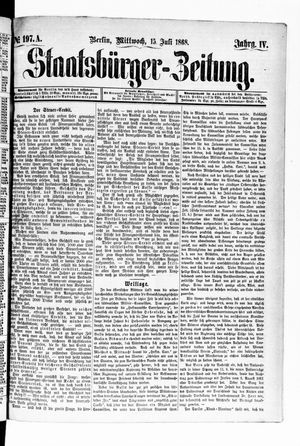 Staatsbürger-Zeitung vom 15.07.1868