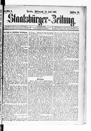 Staatsbürger-Zeitung on Jul 22, 1868