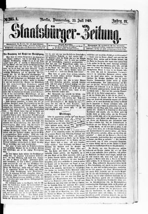 Staatsbürger-Zeitung vom 23.07.1868