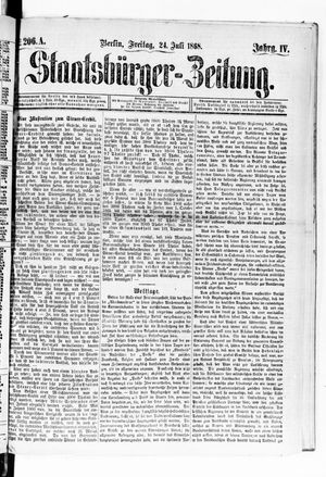 Staatsbürger-Zeitung vom 24.07.1868
