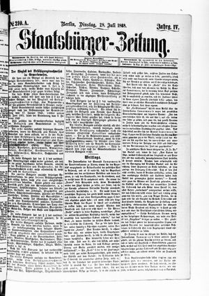 Staatsbürger-Zeitung on Jul 28, 1868