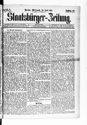 Staatsbürger-Zeitung vom 29.07.1868
