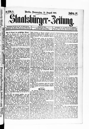 Staatsbürger-Zeitung vom 13.08.1868
