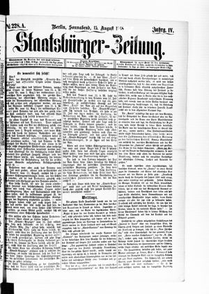 Staatsbürger-Zeitung vom 15.08.1868