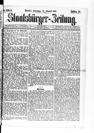 Staatsbürger-Zeitung on Aug 16, 1868