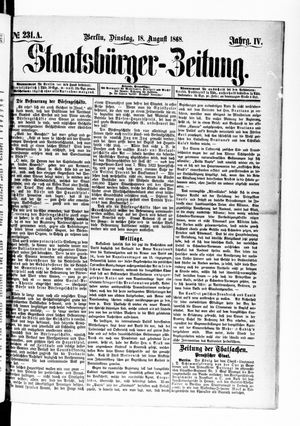 Staatsbürger-Zeitung on Aug 18, 1868