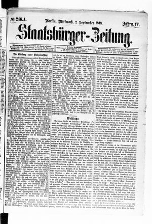 Staatsbürger-Zeitung on Sep 2, 1868