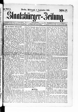Staatsbürger-Zeitung vom 09.09.1868