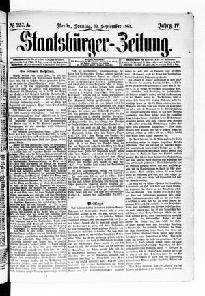 Staatsbürger-Zeitung vom 13.09.1868