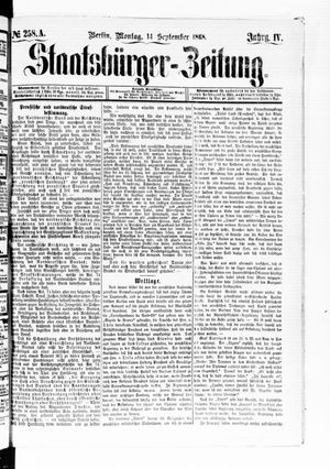 Staatsbürger-Zeitung on Sep 14, 1868